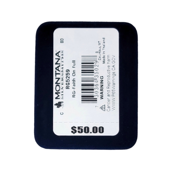 Montana Silversmiths Faith On Full Sterling Silver Ring One Size NEW Retail $50 - Picture 4 of 10